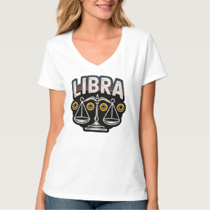 T-shirt Emblème du zodiaque Balance mystique