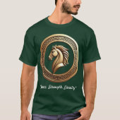 T-shirt "Emblème Équestre Éternel" (Devant)