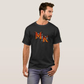 T-shirt Emblème gothique infernal MK (Devant entier)