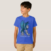 T-shirt Emblème hachuré RAVENCLAW™ (Devant entier)