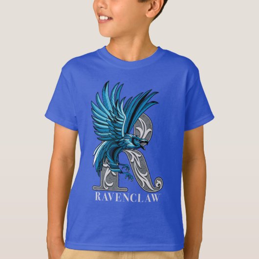 T-shirt Emblème hachuré RAVENCLAW™ (Devant)