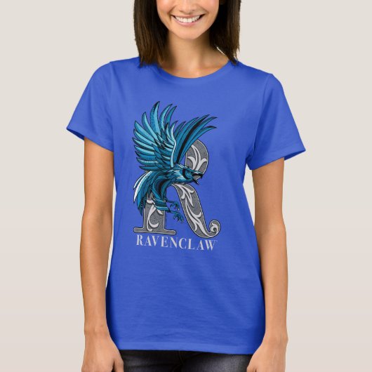 T-shirt Emblème hachuré RAVENCLAW™ (Devant)