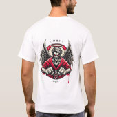 T-shirt Emblème hybride d'aigle diable (Dos)