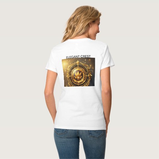 T-shirt Emblème Majestic Golden Laurel (Dos entier)