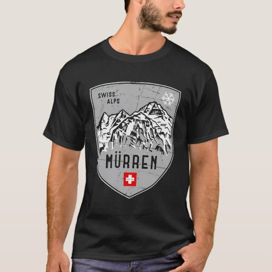 T-shirt Emblème Murren Suisse (Devant)