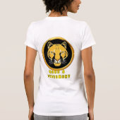 T-shirt Emblème Panthère Dorée (Dos)