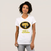 T-shirt Emblème Panthère Dorée (Devant entier)