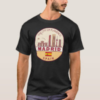 Emblème Skyline de Madrid Espagne