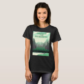 T-shirt Embrace The Wilderness Futuristic Fun  Nature (Devant entier)