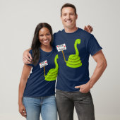 T-shirt Embranchements libres Funny boa constrictor python (Unisexe)