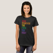 T-shirt Embrasse Celui Que Vous Voulez Lgbt Rainbow Pride (Devant entier)