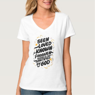 T-shirt Embrasse divine : Un message de foi et de rédempti