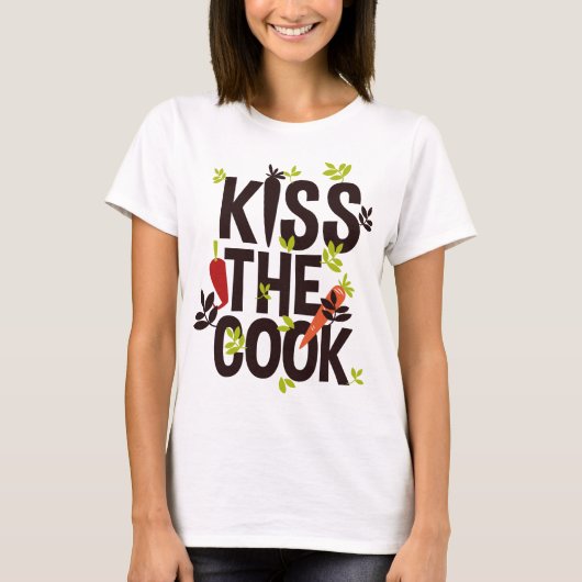 T-shirt Embrasse le cuisinier/Fantaisie (Devant)