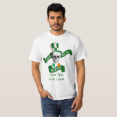 T-shirt Embrasse ma Saint Patrick shamrock (Devant entier)