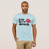 T-shirt Embrasse-moi Grec (Devant entier)