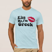T-shirt Embrasse-moi Grec (Devant)