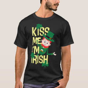 T-shirt Embrasse-moi Im Irish Patty drôle Jour de la Saint