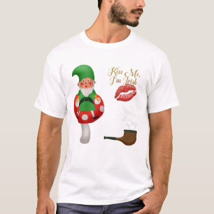 T-shirt Embrasse-moi Je suis irlandais