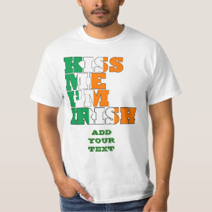 T-shirt Embrasse-moi je suis irlandais