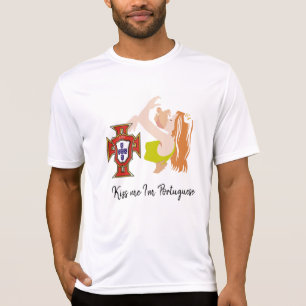 T-shirt Embrasse-moi, je suis portugais