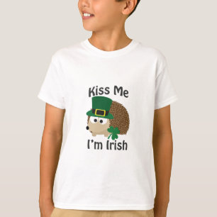 T-shirt Embrasse-moi Je suis un hérisson irlandais