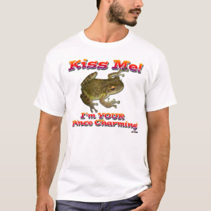 T-shirt Embrasse-Moi ! Je suis Votre Prince Charming !