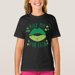 T-shirt Embrasse-Moi Pour La Chance Jour de la Saint Patri