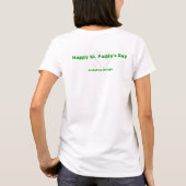 T-shirt Embrasse-moi, tu es irlandais ! (recto double) (Dos)