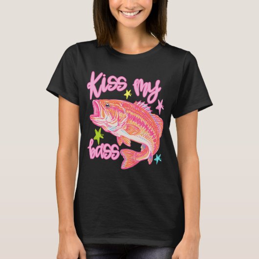 T-shirt Embrasse Mon Poisson de Bar (Devant)