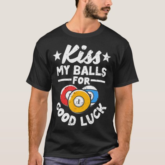 T-shirt Embrasse Mon Pour Bonne Chance Drôle Lecteur Billa (Devant)