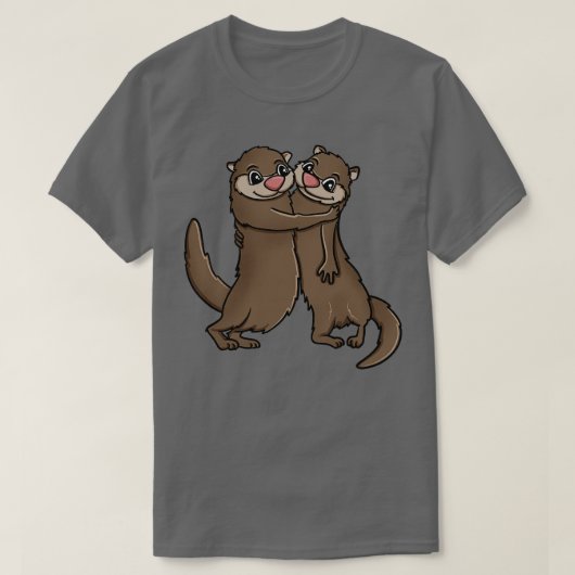 T-shirt Embrassement des Otter (Design devant)