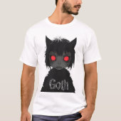 T-shirt Embrasser la mystique : Goth Anime Fusion (Devant)