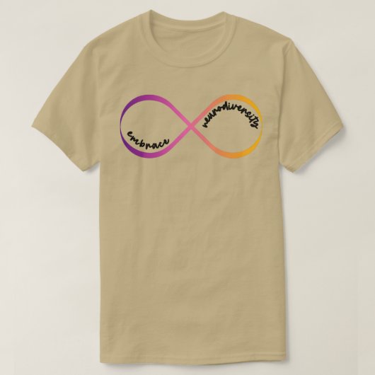 T-shirt embrasser la neurodiversité7 (Design devant)