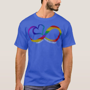 T-shirt Embrasser la neurodiversité Spectre de l'autisme D