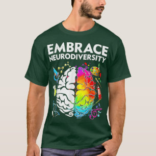 T-shirt Embrasser la neurodiversité Tie Dye Autisme Maman