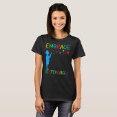 T-shirt Embrasser les différences Puzzle Sensibilisation s (Devant entier)