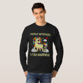 T-shirt Embrasser les différences Sensibilisation sur l'au (Devant entier)