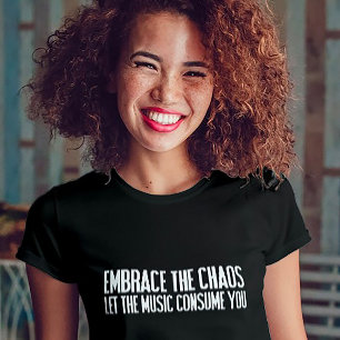 T-shirt Embrassez Chaos Music Tee - Festival Vibes