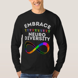 T-shirt Embrassez La Neurodiversité Cerveau Embrassez L'Au