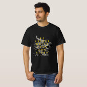 T-shirt "Embrassez le chaos, montez le rythme. Ce culte po (Devant entier)