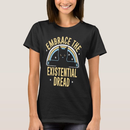 T-shirt Embrassez Le Chat De Feu Existentiel (Devant)