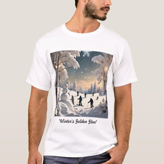 T-shirt "Embrassez le froid" (Devant)