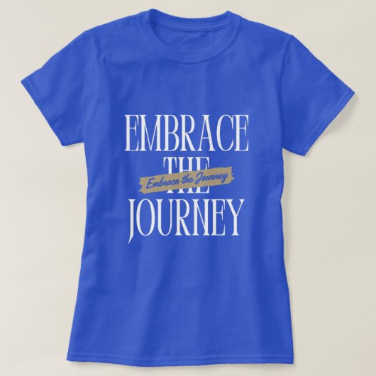 T-shirt Embrassez le voyage (Design devant)