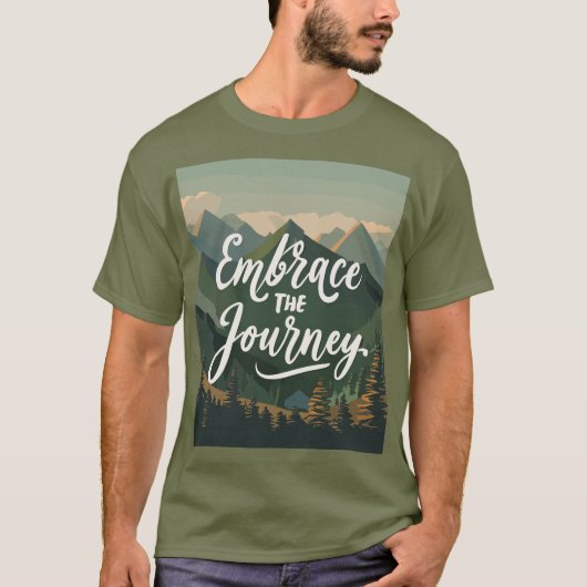 T-shirt Embrassez le voyage (Devant)