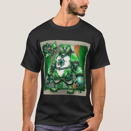T-shirt Embrassez l'Esprit d'Irlande Saint Patrick's Day (Devant)