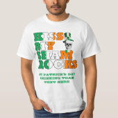 T-shirt Embrassez mes shamrocks (Devant)