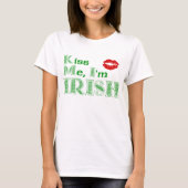 T-shirt Embrassez-moi, Im Irlandais (Devant)