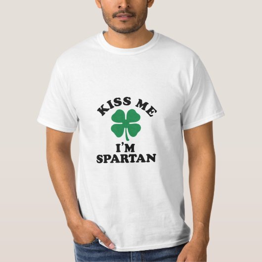 T-shirt Embrassez-moi, Im SPARTIATE (Devant)