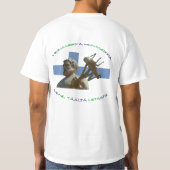 T-shirt Embrassez-moi, je suis finlandais ! (Dos)