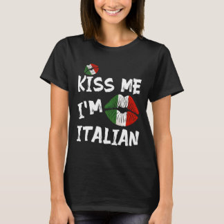 T-shirt Embrassez-Moi Je Suis Italien